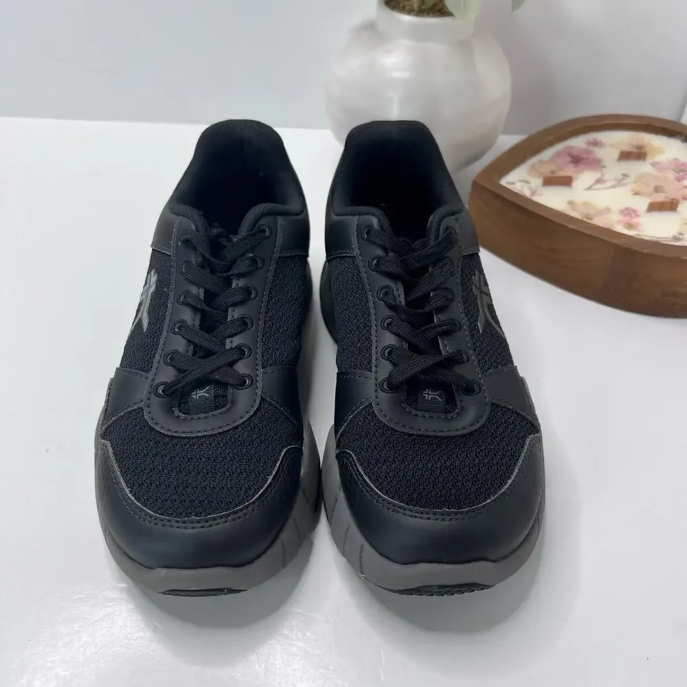 Kuru Quantum 2.0 Walking Comfort Sneaker Jet Black/Gray Women 7M Tried On